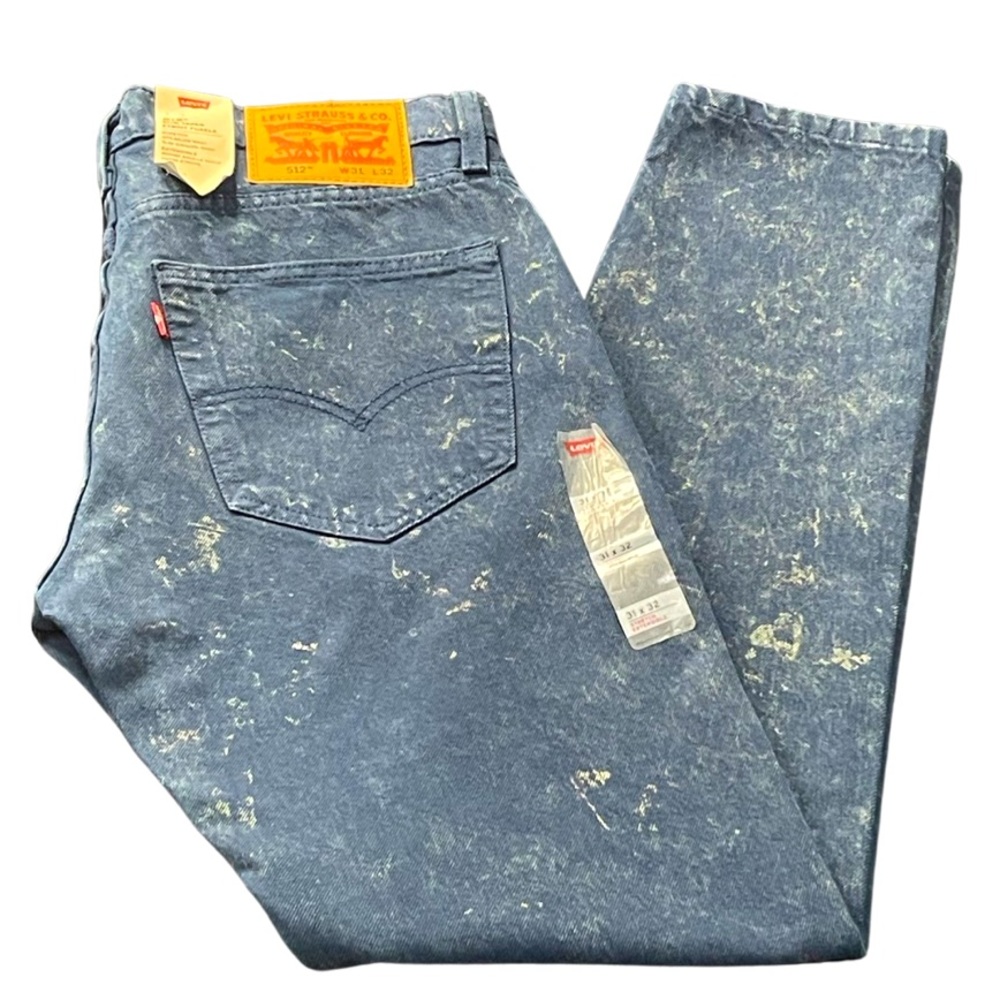 Closing Sale - NWT - Levi's 512 Denim Jeans w/ Special Acid Wash